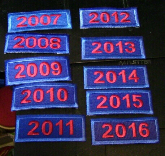 National Pistol Shooters Participant Segments (10 Patches) 2007-2017