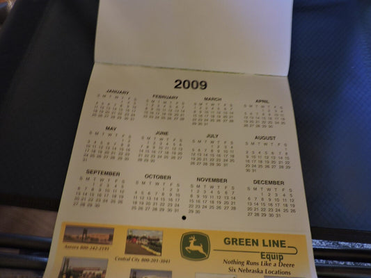 ADVERTISING 2008 GREEN LINE EQUIP CALENDAR