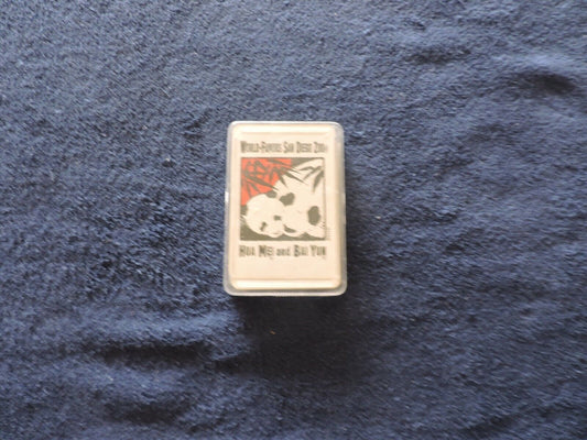 World Famous San Diego Zoo Playing Cards: HUA MEI AND BAI YUN PANDAS