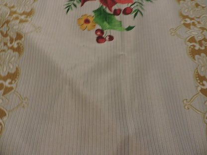 POINSETTIA TABLE CLOTH--87"X61"