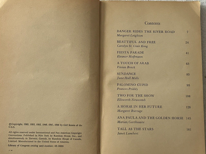 THE AMRICAN GIRL BOOK OF HORSE STORIES 1963