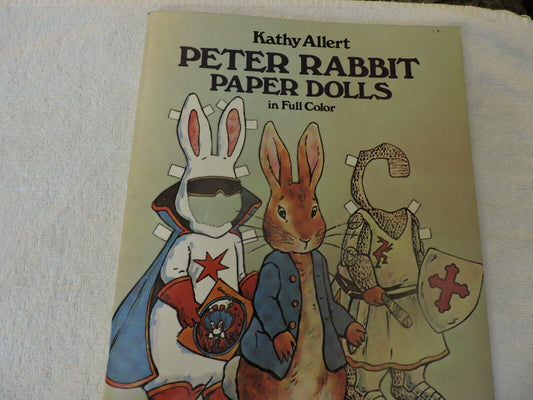 KATHY ALLERT PETER RABBIT PAPER DOLLS 1982 NEW IN BOOK