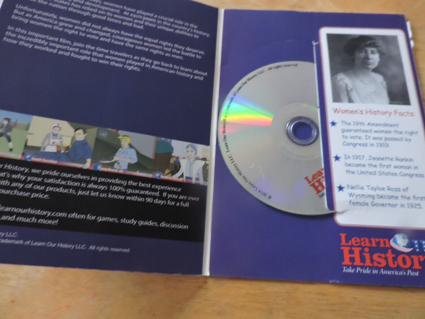 LEARN OUR HISTORY: LADIES OF LIBERTY A HISTORY OF WOMEN IN AMERICA DVD 2013-2016