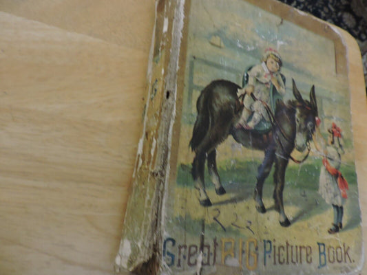 GREAT BIG PICTURE BOOK--VINTAGE MCLOUGHLIN BROS