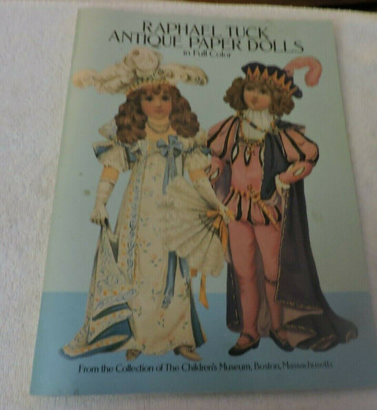 RAPHAEL TUCK ANTIQUE PAPER DOLLS IN FULL COLOR 1987