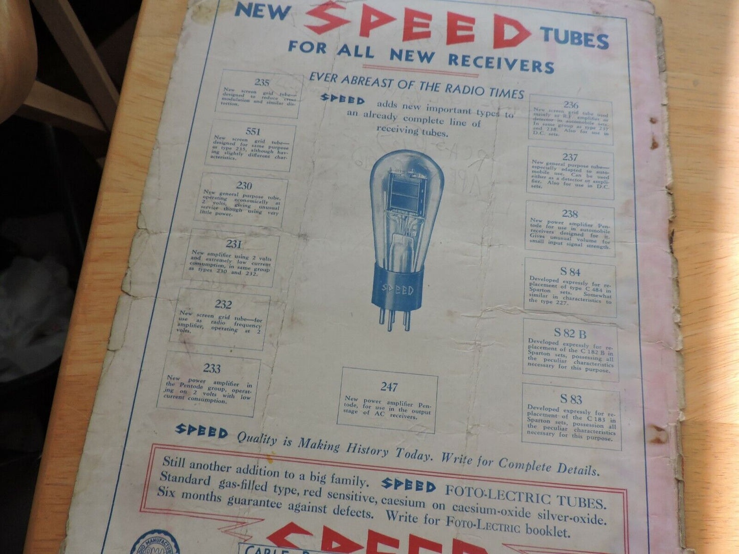 RADIO CRAFT MAGAZINE OCTOBER 1934--COVER ONLY
