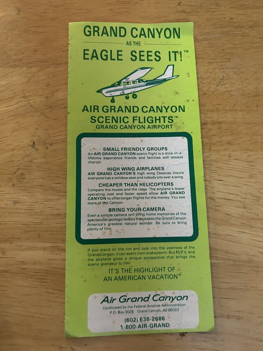 GRAND CANYON AS THE EAGLE SEES IT!  AIR GRAND CANYOU SCENIC FLIGHTS