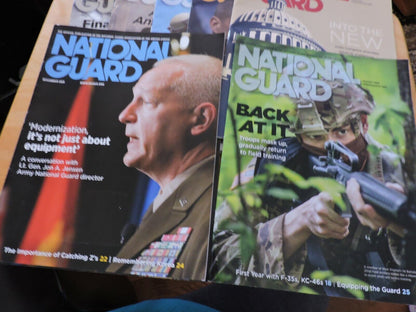 LOT OF 10 NATIONAL GUARD MAGAZINES 2020/2021