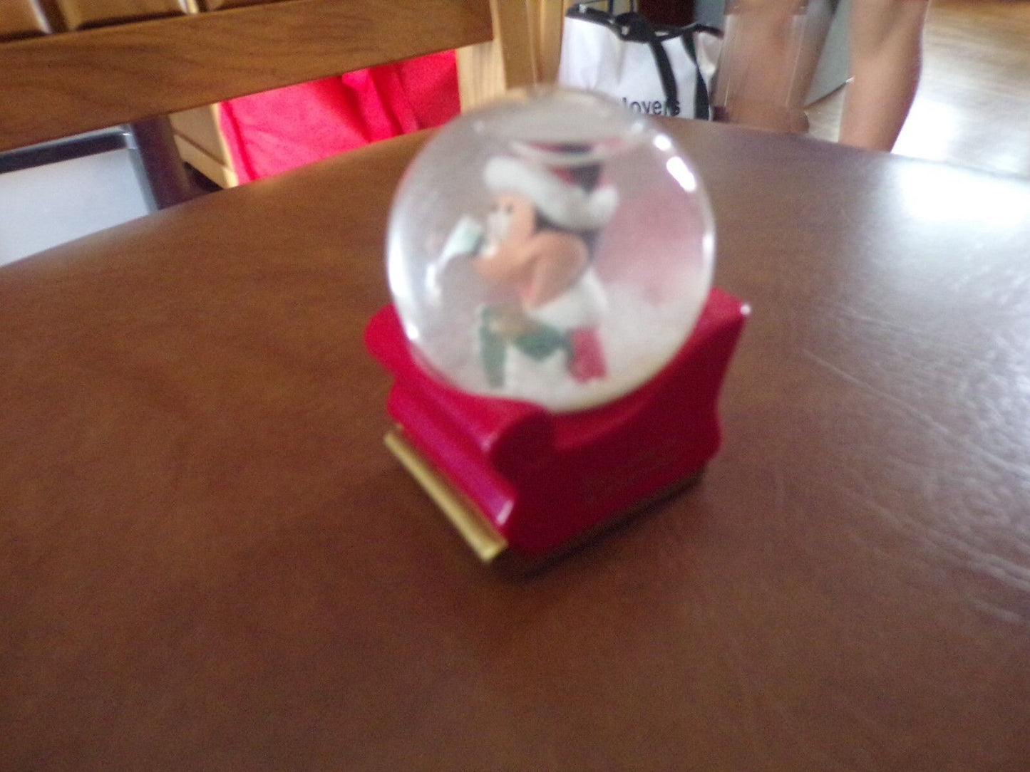 Vintage Mickey Mouse Mini-Snowglobe