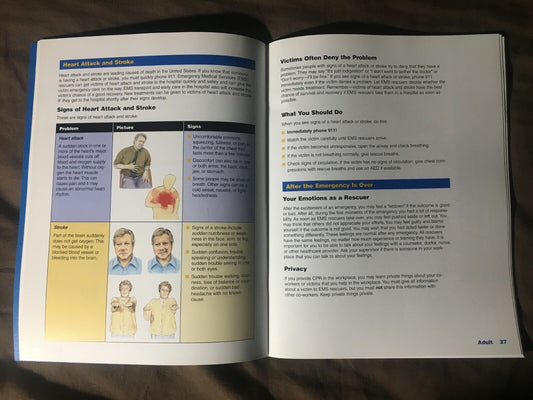 Heartsaver AED Lesson Book by American Heart Association