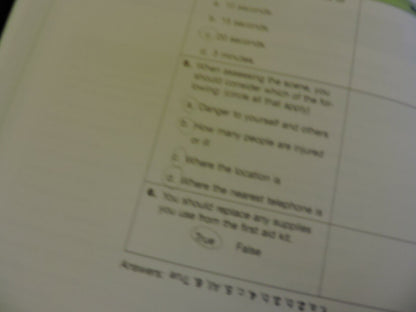 HEARTSAVER FIRST AID CPR AED STUDENT WORKBOOK  2011 AMERICAN HEART ASSOCIATION