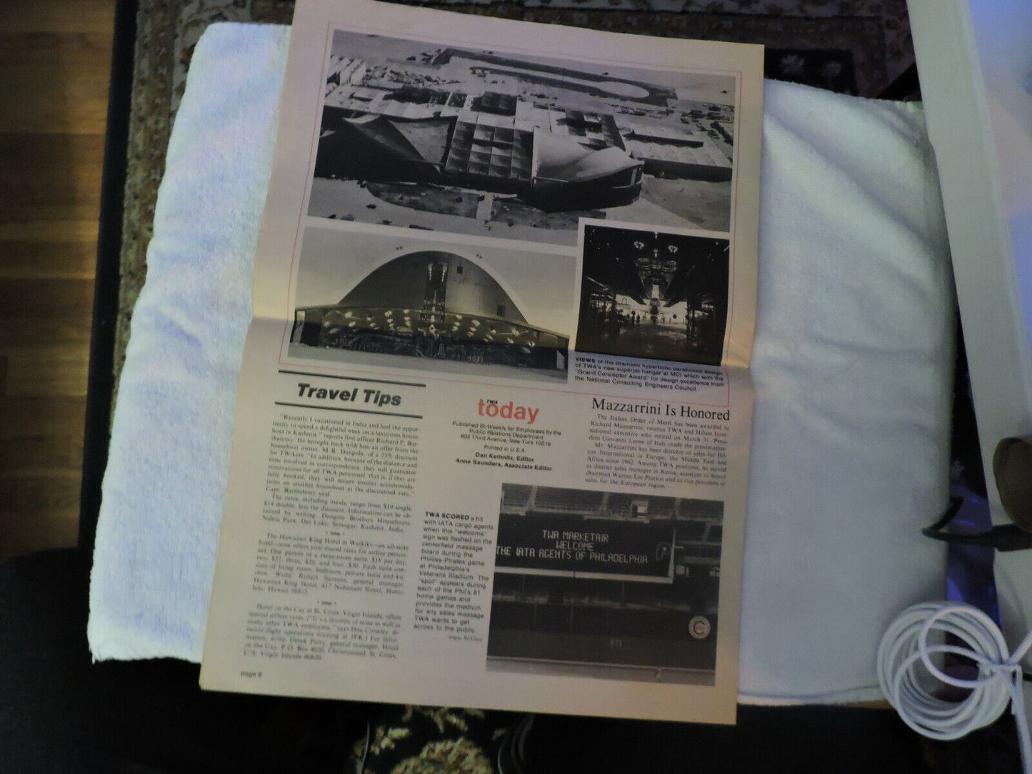 TWA today NEWSPAPERS  JUNE 18 1973