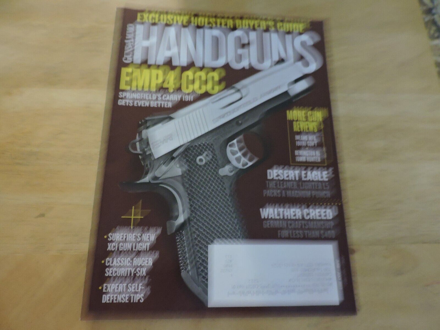 HANDGUNS  JUNE/JULY 2017  EXCLUSIVE HOLSTER BUYER'S  GUIDE