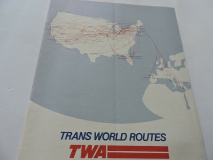TWA  TIMETABLE APRIL1-25, 1981