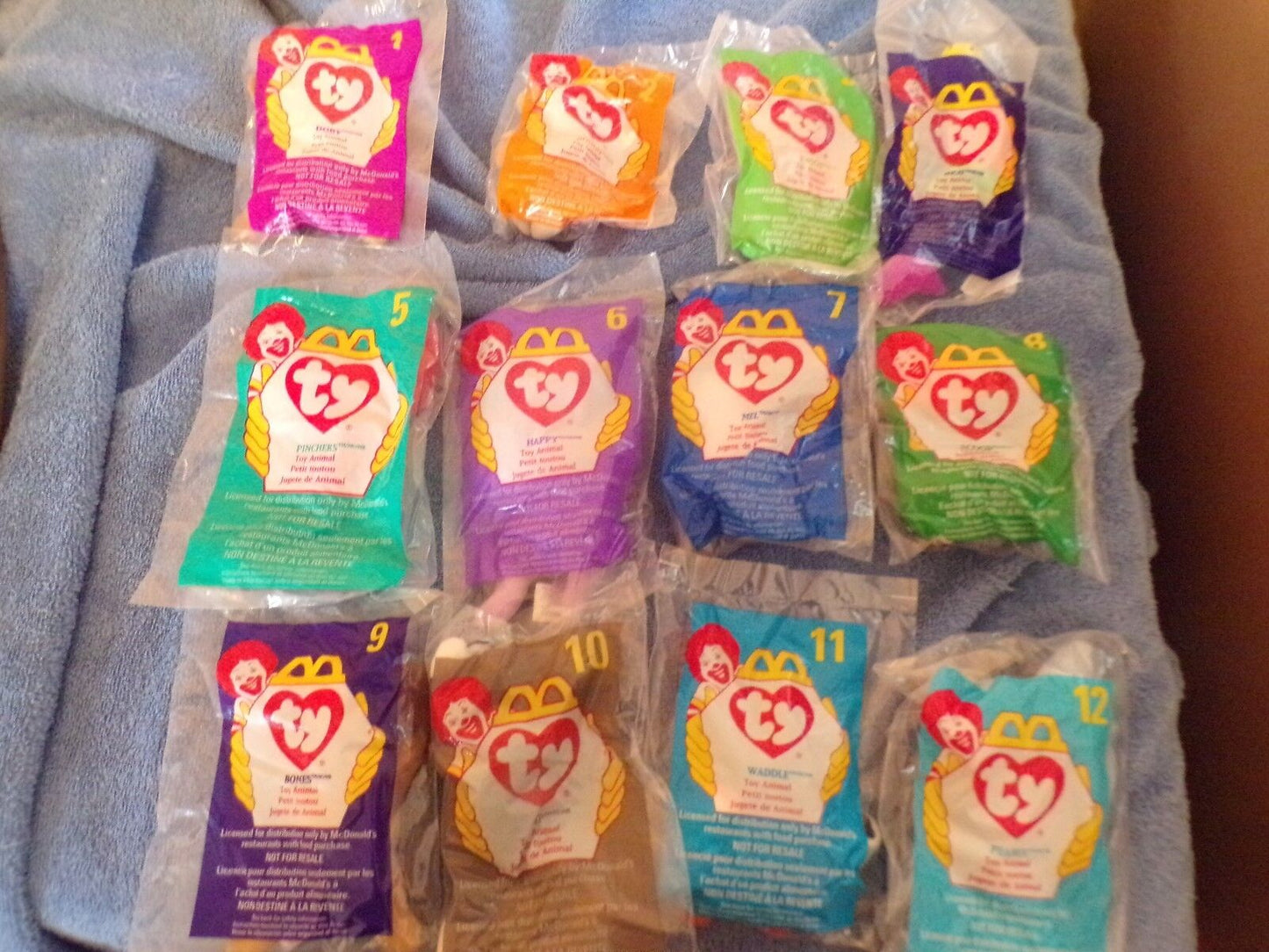 McDonald's Toy Collectables: 1998, #'s 1-12