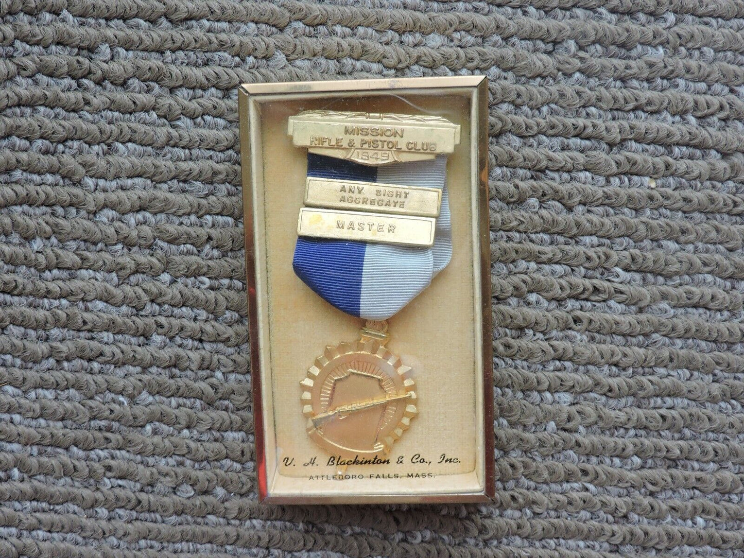 1949 Mission Rifle and Pistol Club Master Medal