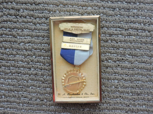 1949 Mission Rifle and Pistol Club Master Medal