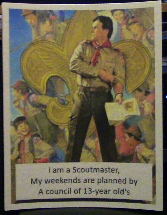 8" X 10" Print: "I am a Scoutmaster" (Ready to Frame)