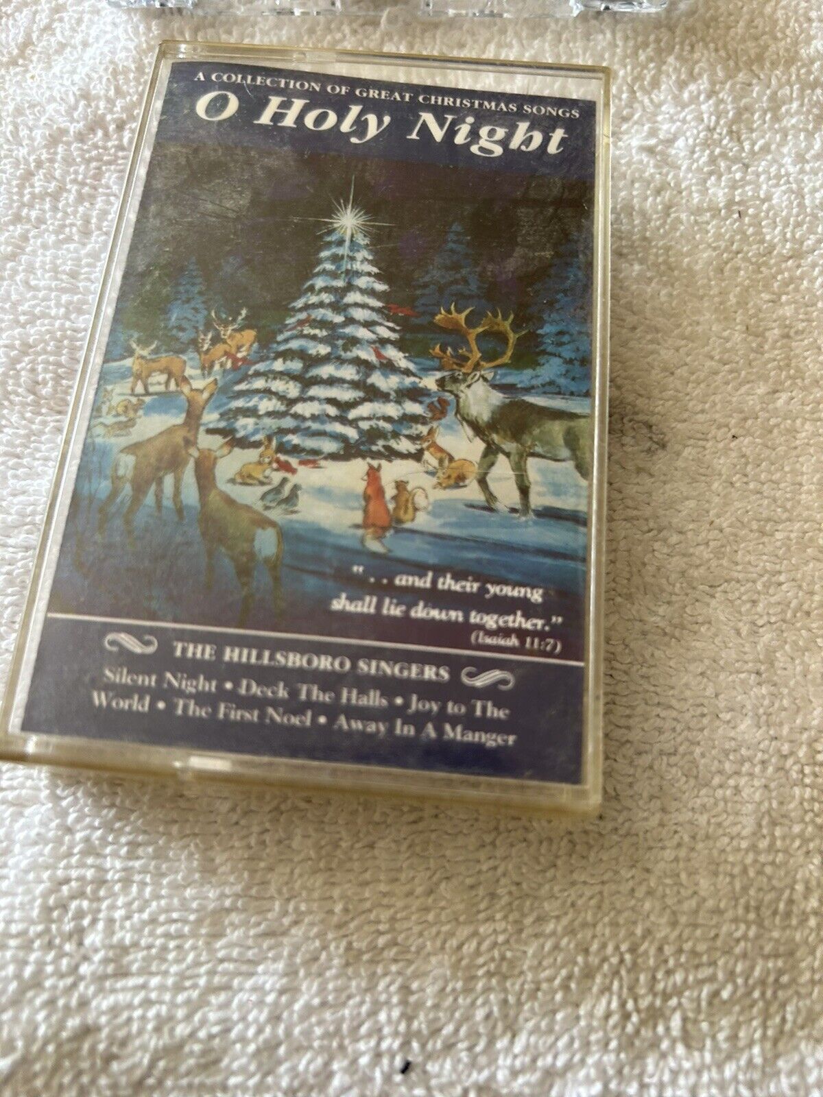 O HOLY NIGHT CASSETTE TAPE THE HILLSBORO SINGERS 1980