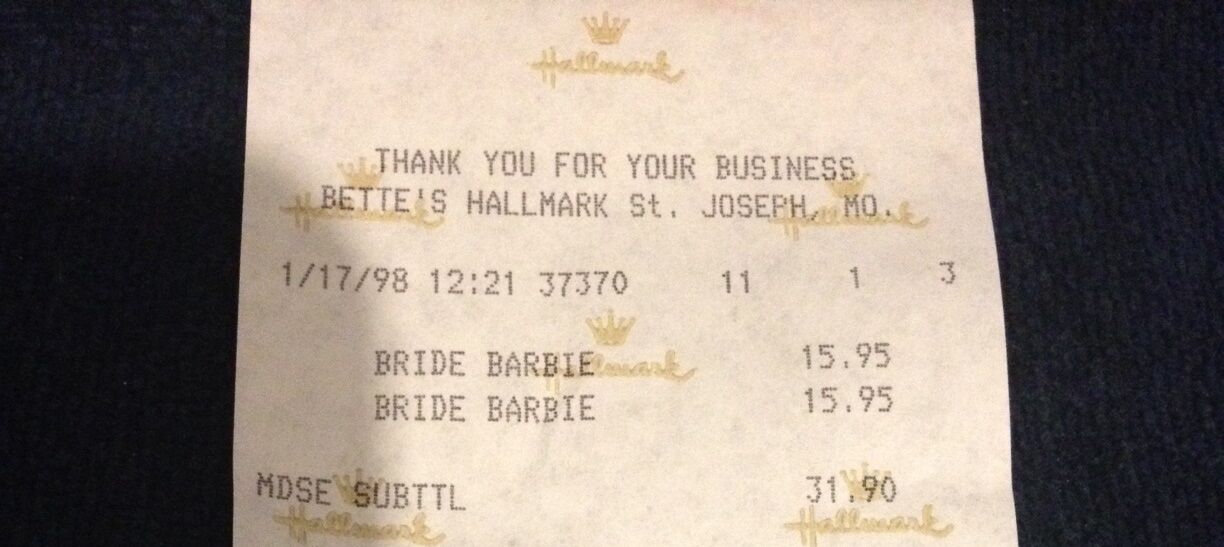 HALLMARK BARBIE "WEDDING DAY" ORNAMENT 1997- 4th. EDITION