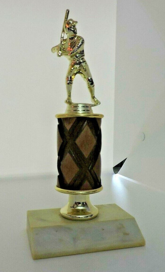 BASEBALL TROPHY--8 INCHES TALL, 3.5 INCHES WIDE
