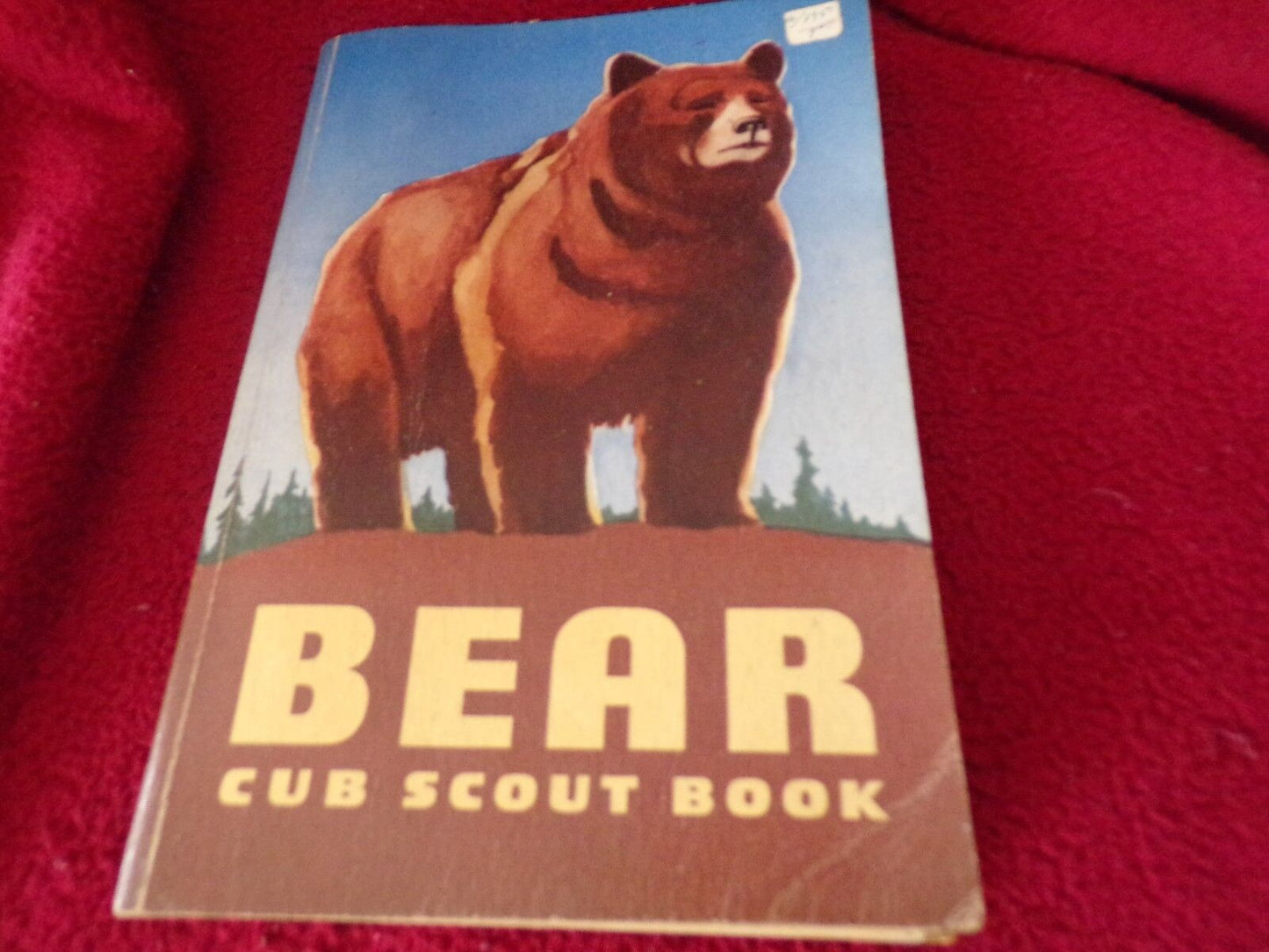 Vintage Bear Cub Scout Book (Printed 1954)
