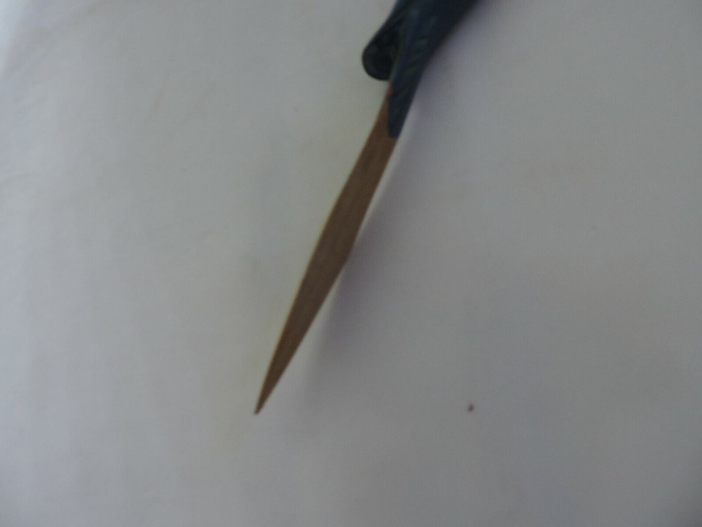 WOODEN PARROT LETTER OPENER--HANDMADE
