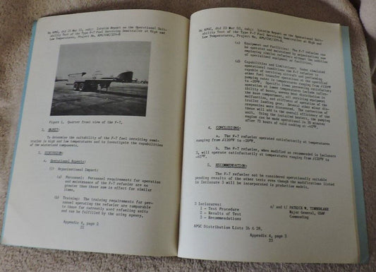 Air Proving Ground Command Final Report 18 August 1953-Elgin AFB Florida
