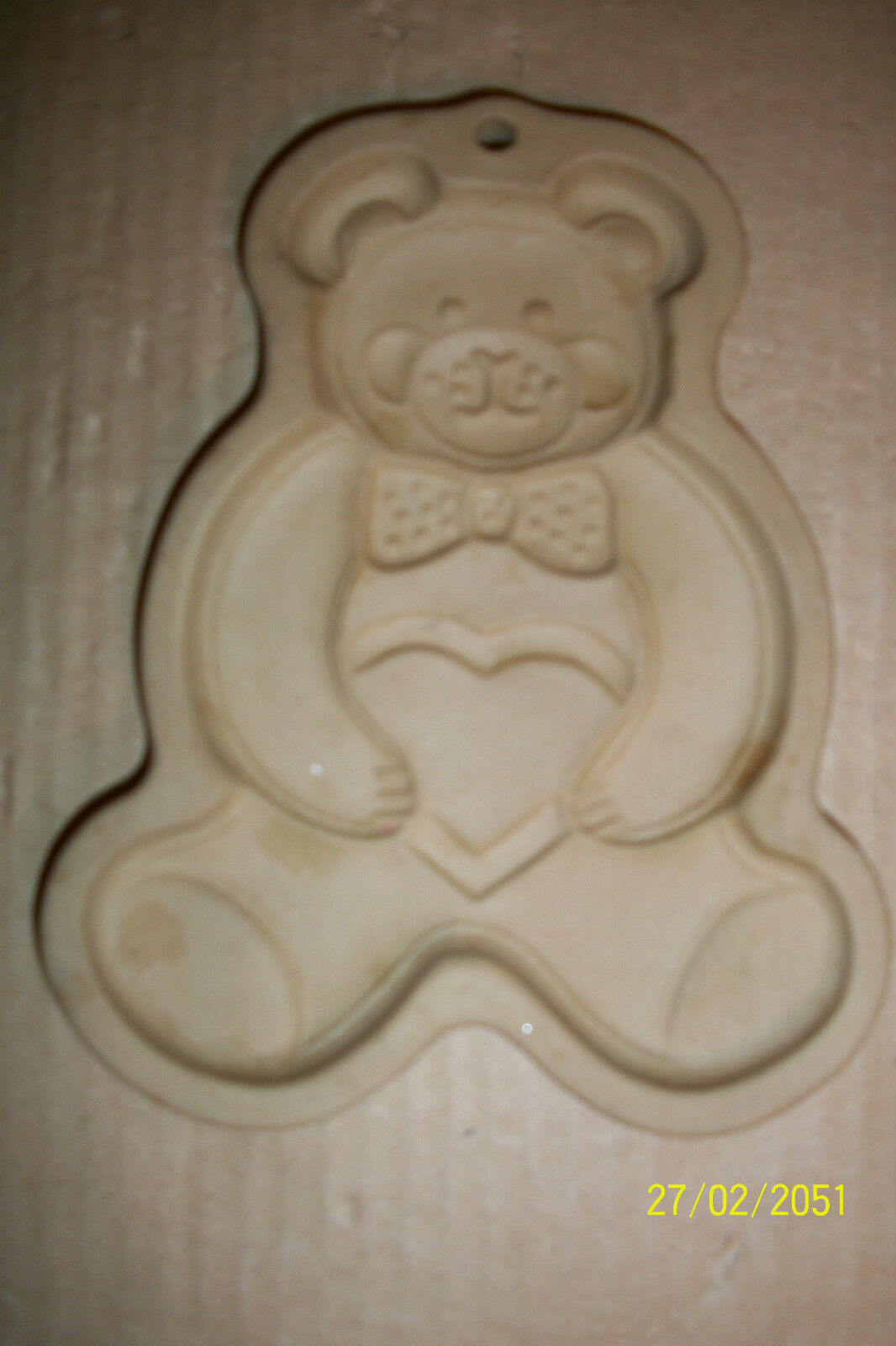 Pampered Chef Teddy Bear Cookie Mold