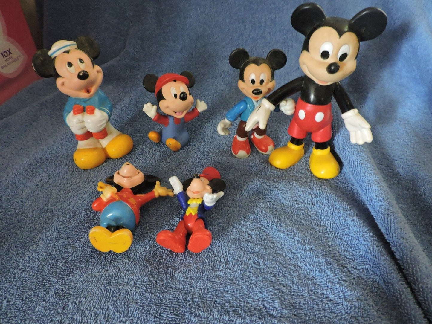 Mickey Mouse Collectable Figurines 6 pieces