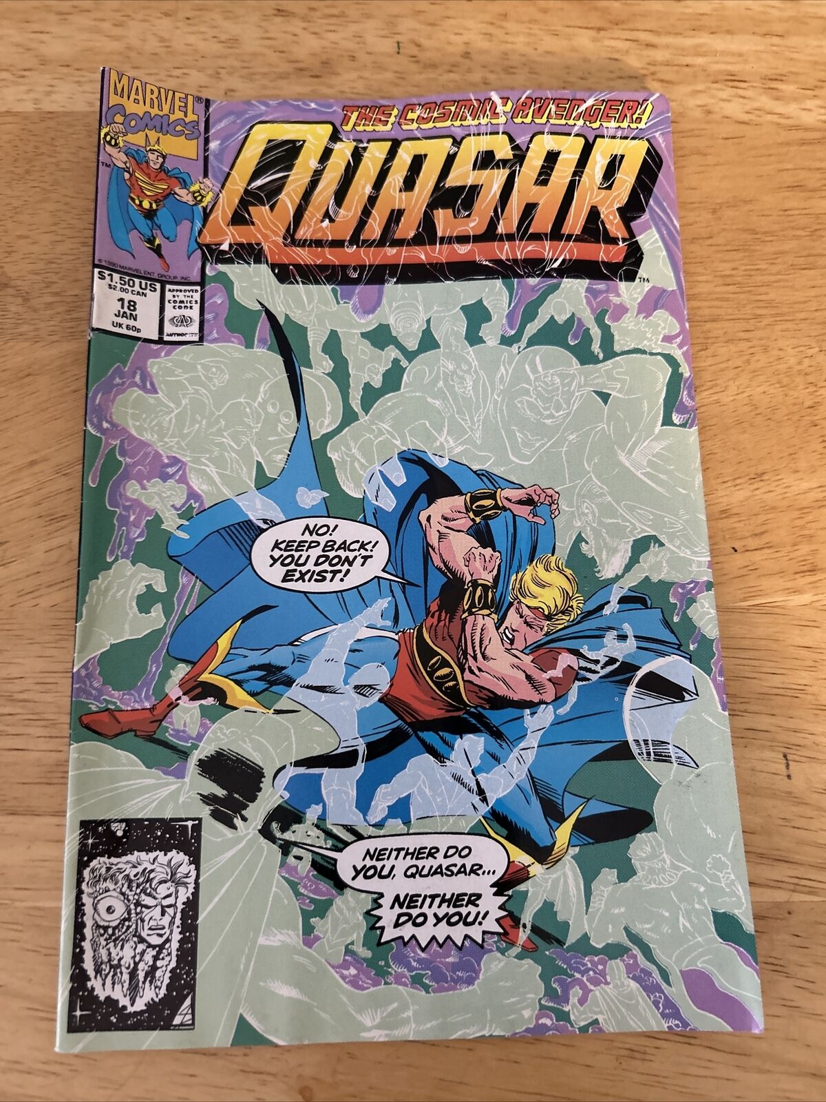 The Cosmic Avenger Quasar Marvel Comic, Issue #18