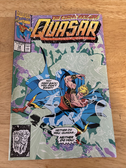 The Cosmic Avenger Quasar Marvel Comic, Issue #18