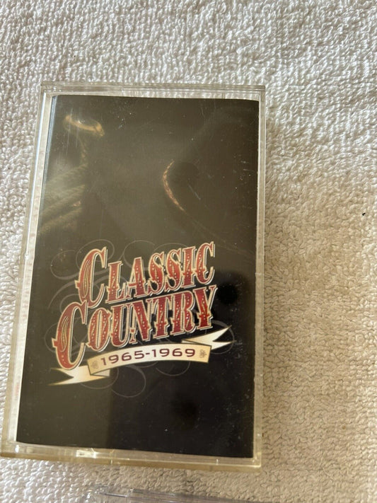 CLASSIC COUNTRY 1965-1969 CASSETTE TAPE 1998 VARIOUS ARTISTS