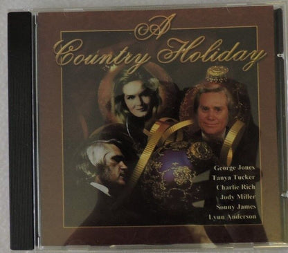 A Country Holiday Music CD-George Jones/Tanya Tucker/Charlie Rich/Lynn Anderson