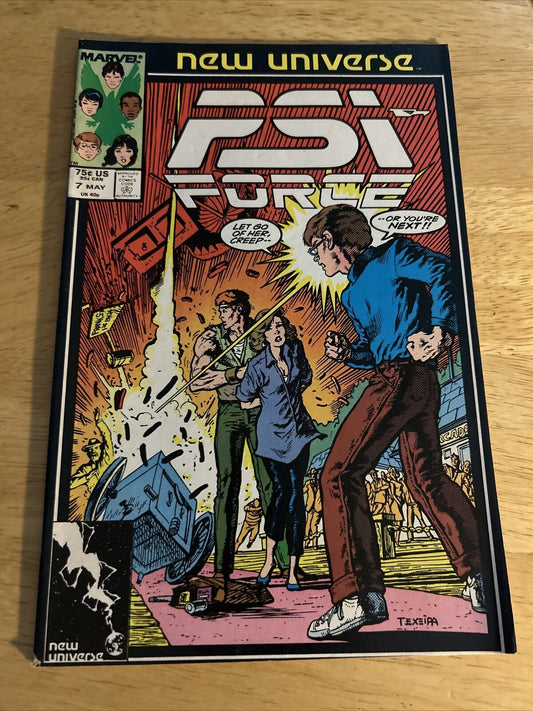 PSI Force New Univers Marvel Comic, issue # 7, May 1987