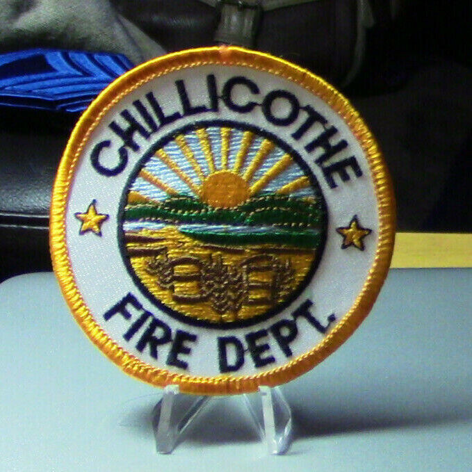 Chillicothe Fire Department Patch (Gold on White)