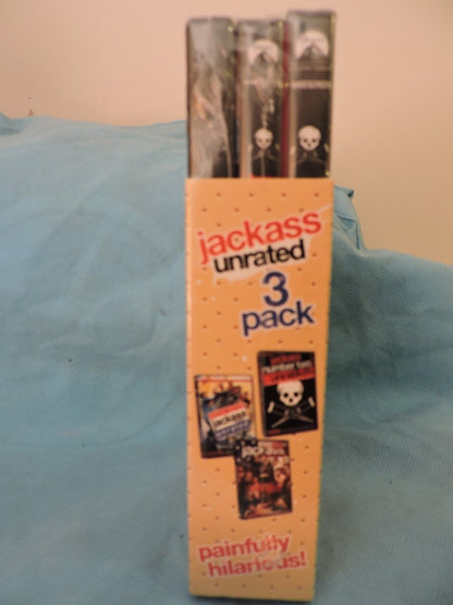 JACKASS UNRATED 3-PACK - NEW/SEALED