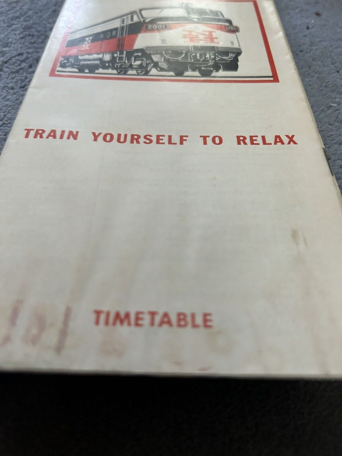 RAILROAD TIMETABLE: NEW HAVEN LINE MAY 12, 1968