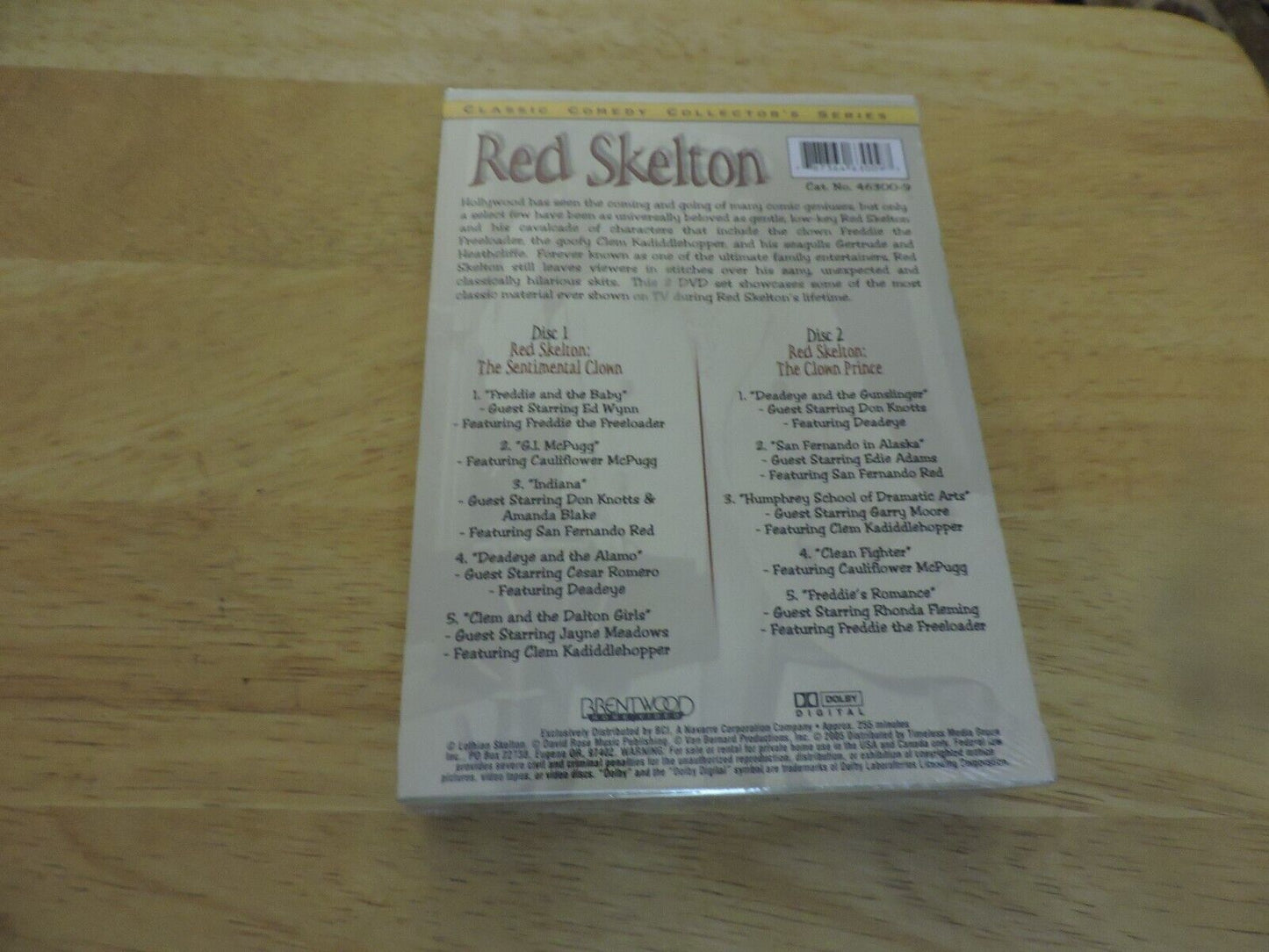RED SKELTON AMERICA'S GREATEST CLOWN-2 DVD SET 2005