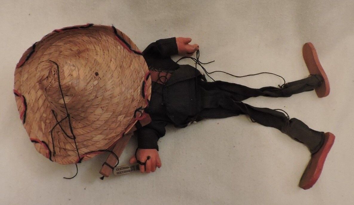 Vintage "Mexican Singer" String Puppet