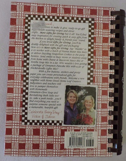 More Gifts for Giving Cook Book