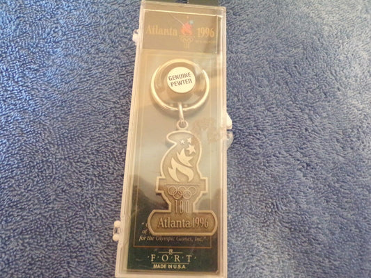 Pewter: 1996 Atlanta Olympic Keychain (Olympics Souvenir)