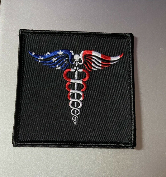 Medical Symbol Patch with Hook Back