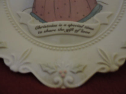 PRECIOUS MOMENTS 1995 CHRISTMAS PLATE