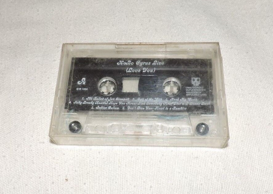 KeBo Cyrus Live (Love You) Cassette Tape