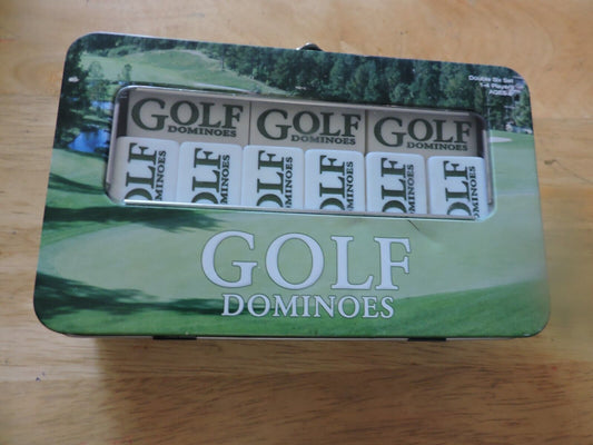 GOLF DOMINOES (28 TILES & INSTRUCTIONS)