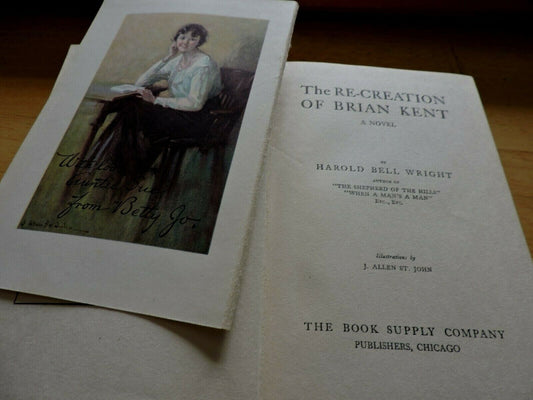 THE RE-CREATION OF BRIAN KENT A NOVEL BY  HAROLD BELL WRIGHT 1919