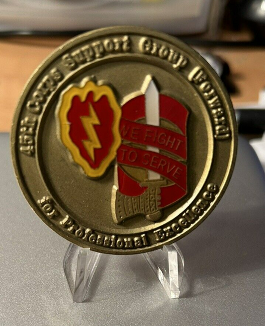 Challenge Coin: 45TH CORP SUPPORT GROUP (FORWARD) GROUP COMMAND COIN