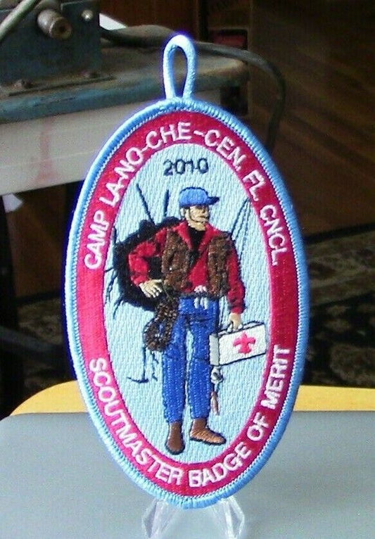 BSA: Camp LA-NO-CHE 2010 Scoutmaster Badge of Merit, CFC Button Patch