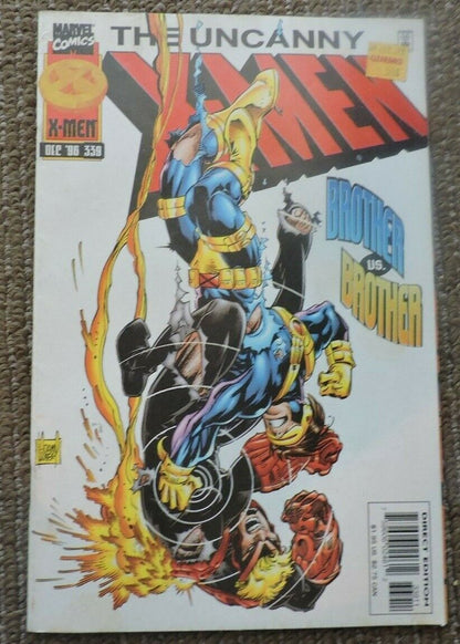 THE UNCANNY X-MEN by Marvel Comics  #339 Dec. 1996